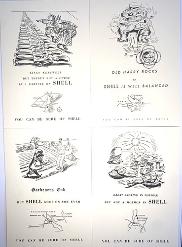 Reproduction shell advertising - reproduction,