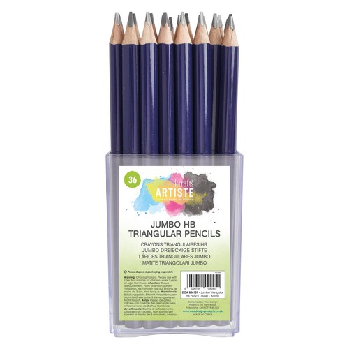 Jumbo triangular pencil tub - triangular,