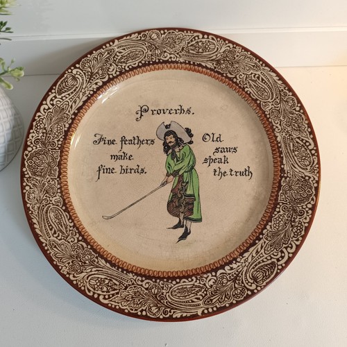 Royal doulton proverbs plate - doulton,