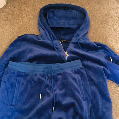 Louis vuitton blue - louis, velour