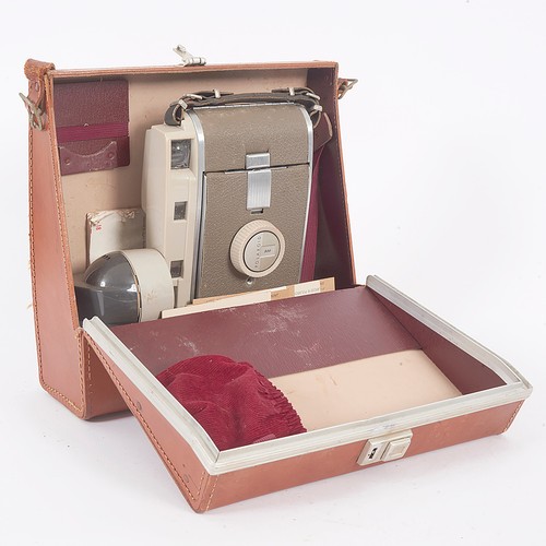 Vintage polaroid land camera - polaroid,