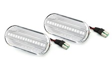 VW Caddy MK3 Side Indicators Set LED Dynamic Clear 04- Upgrade Plug & Play
