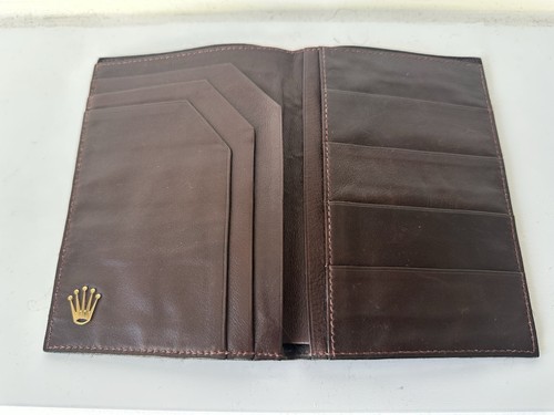 Rolex men wallet brown - men's,
