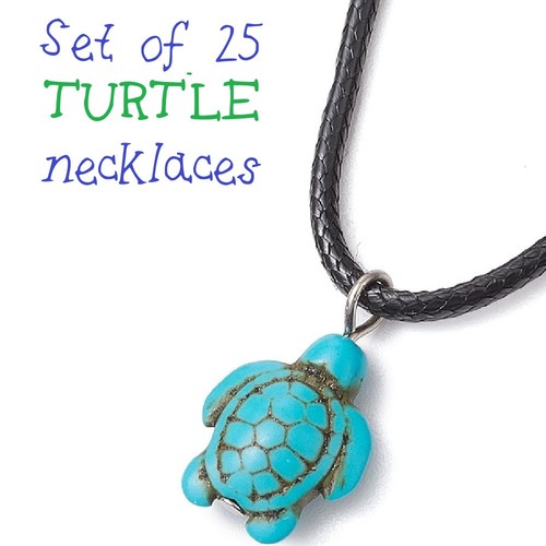 25pcs turtle charm pendant - 25pcs,