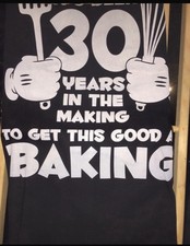 30 years old cooking apron