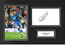 James Tavernier Signed 12x8