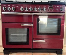 Rangemaster Professional Deluxe 110cm Dual Fuel Range Cooker - Cranberry