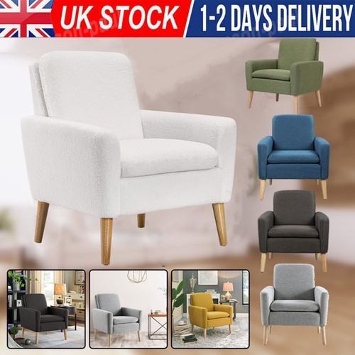 Linen armchair chesterfield - linen,
