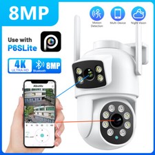 Wireless 4K IP Camera WIFI Outdoor CCTV HD PTZ Smart Home Security IR Cam 8MP