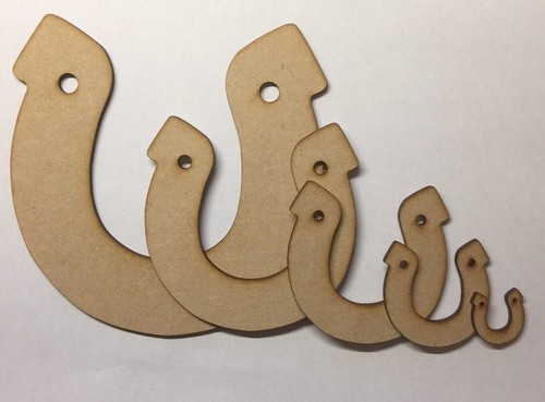 Horse shoes wooden - 10, x