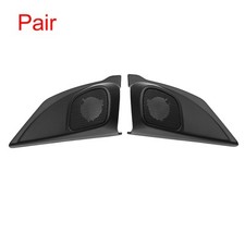 Pair Black Car Speaker Trim