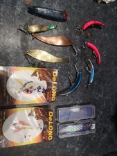  Vintage Fishing Lure Collection Abu Ellis, Kynoch, Shakespeare, Intrepid New & 