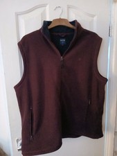 James Pringle Sleeveless Fleece Gillet, Size Large
