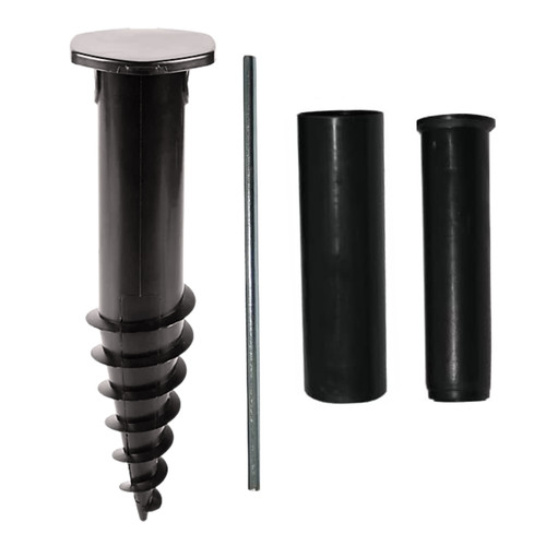 Plastic screw spike - screw,