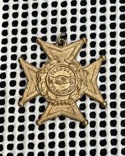 Medallion Band of Hope Temperance Pledge To Abstain intoxicating Drinks Medal