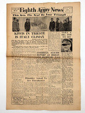 WW2 Eighth Army News Newspaper