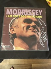 Signed Morrissey Vinyl I Am Not A Dog On A Chain