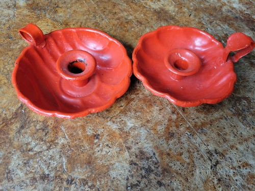 Pair vintage chamberstick - pair,