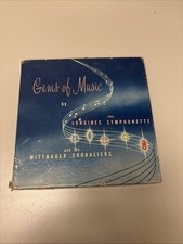 Vtg Gems Of Music Limited Edition 78 RPM,s (c. 1941-58) Soft To Classical Listen