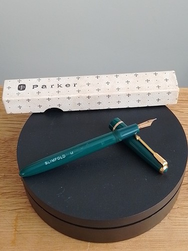 Vintage green parker slimfold - parker,