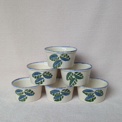 Vintage poole pottery set 6 - poole,