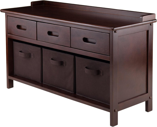Adriana piece storage bench - 4-piece,