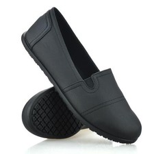 Womens Flat Slip On Memory Foam Canvas Pumps Walking Work Trainers Shoes Size