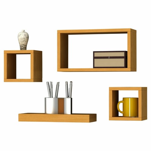 4pc floating shelves shelving - floating,