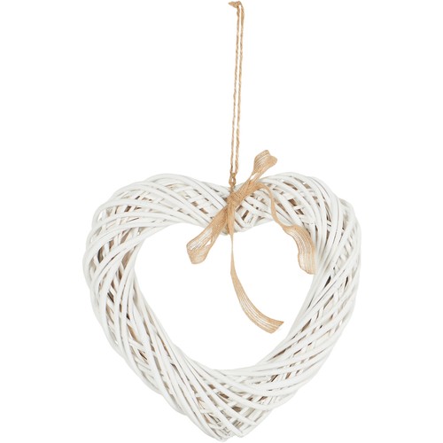 Wicker heart shape wall - shape,