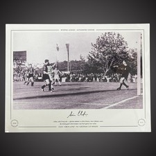 Stevie Chalmers Signed Celtic Photo Lisbon Lions 1967 European Cup Winners 12X16