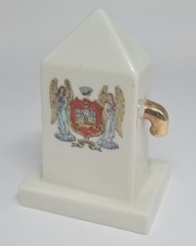 The Foley China Shelley crested miniature Water Pump Norwich 1903 3.25"