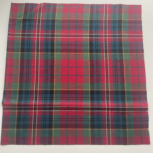 Macpherson red muted tartan - red,