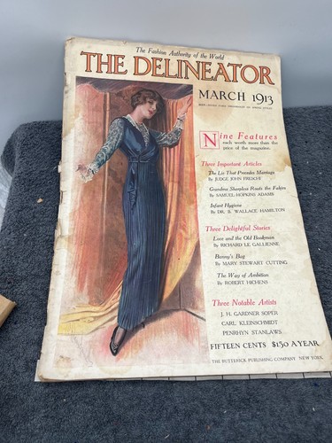 Antique delineator fashion - antique,