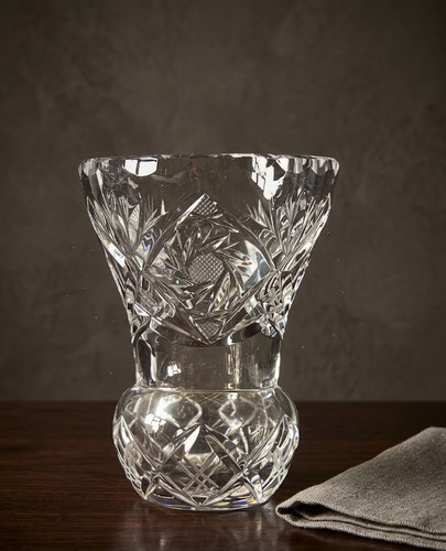 Vintage hand cut lead - hand,