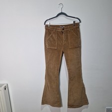 M&S Brown Camel Cord Flares