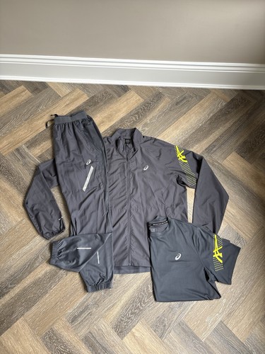 Men grey yellow - men’s, asics