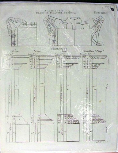 Old antique print - old,