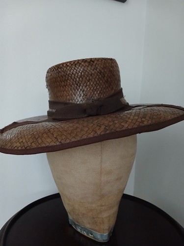 1940s brown straw - 1940s,