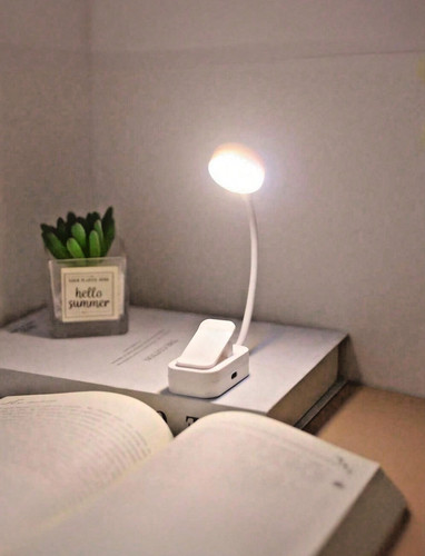 1pc led white - 4-led, clip-on