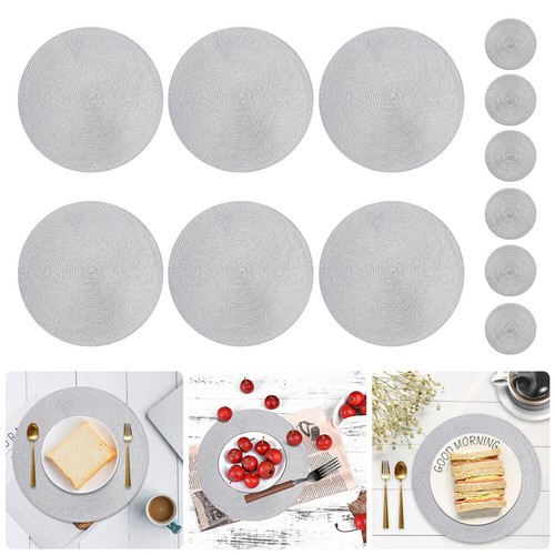 Set round placemats - 6,