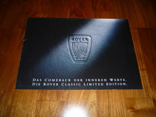 Rover classic limited - rover, edition