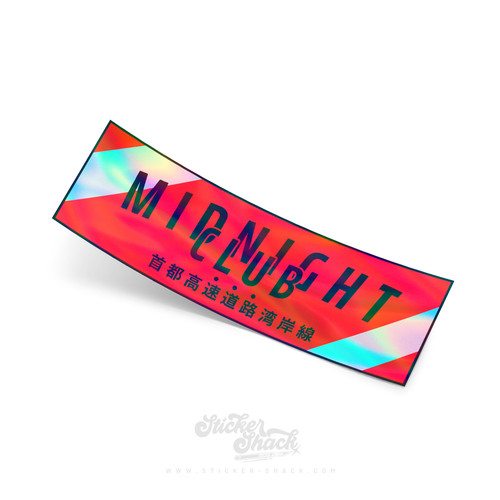 Midnight slap sticker jdm - slap,