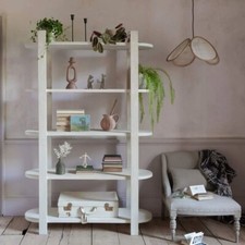 Graham and Green Mila Wooden Bookshelf – White