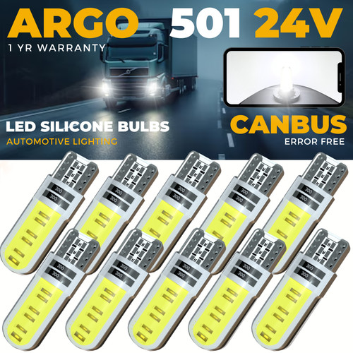 24v 501 led white side - 24v,