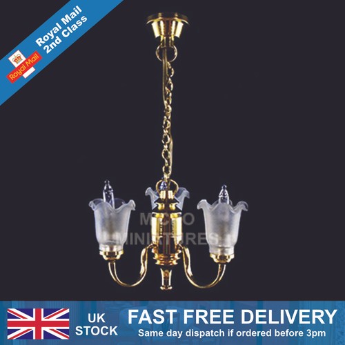 Dolls house three arm frosted - house,