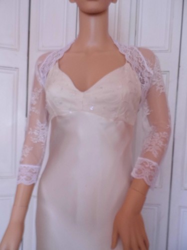 White lace sleeve - lace,
