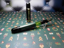 Vintage Pearl Green "Pelikan 100n" Fountain Pen-CN Nib-Made in Germany 1940s