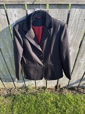 Shires Black Equestrian Show Jumping Jacket UK 36”