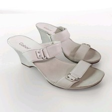 Gabor Cream Leather Sandles