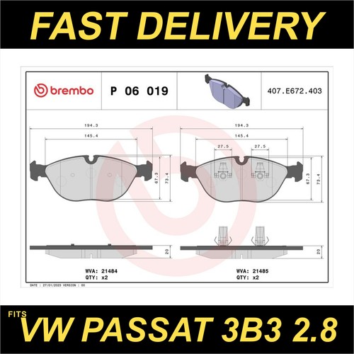 Brembo brake pads - brembo, set
